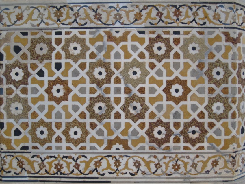 Patterns on the Floor at "Baby Taj"